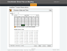 Tablet Screenshot of mackay.clocktower.ca